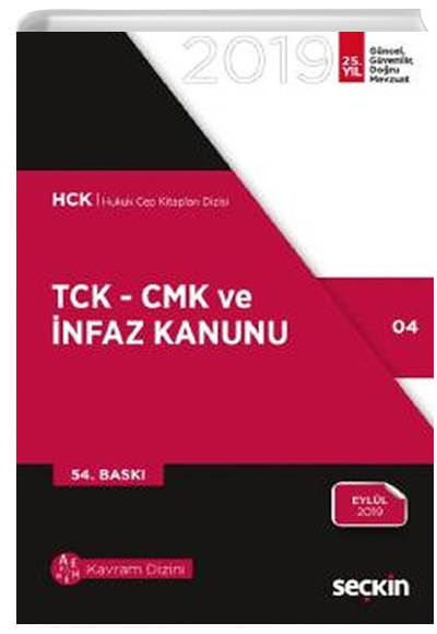 TCK CMK ve nfaz Kanunu - Sekin Yaynevi Kanun Metinleri 2019