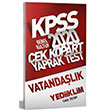2020 KPSS Genel Kültür Vatandaşlık Çek Kopart Yaprak Test Yediiklim Yayınları