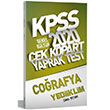 2020 KPSS Genel Kültür Coğrafya Çek Kopart Yaprak Test Yediiklim Yayınları