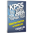 2020 KPSS Eğitim Bilimleri Öğretim Yöntem ve Teknikleri Çek Kopart Yaprak Test Yediiklim Yayınları