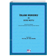 İslam Hukuku 2 Ders Notu Eren Gündüz Emin Yayınları