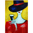 Lady With Hat Melisa Poster