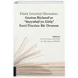 Klasik Sosyoloji Okumalar Gaston Richardn Sosyolojiye Giri Eseri zerine Bir Deneme Akademisyen Kitabevi