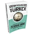 2020 KPSS nin Pusulası Türkçe Tamamı Çözümlü 20 Deneme Sınavı Doğru Tercih Yayınları