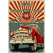 Vintage Car Poster Melisa Poster