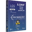8. Sınıf LGS Navigasyon 15 li Türkçe Branş Denemeleri Rasyonel Yayınları