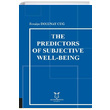 The Predictors of Subjective Well Being Fevziye Dolunay Cu Akademisyen Kitabevi
