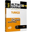 TYT Türkçe 10 x 40 Branş Deneme Altın Karma -hasarlı