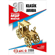 3D Ahap Maket Klasik Araba TEKNK.135 ALSA  Eitim Malzemeleri