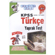 KPSS Genel Yetenek Türkçe Yaprak Test Akıllı Adam Yayınları