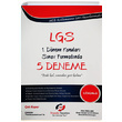 LGS 1. Dönem Konuları Sınav Formatında 5 Deneme Transfer Yayınları