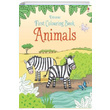 First Colouring Book Animals Usborne
