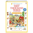 First Thousand Words in English With Over 500 Stickers Usborne