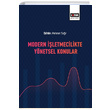 Modern letmecilikte Ynetsel Konular Mehmet Sar Eitim Yaynevi