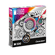 500 Para 3D Color Theraphy Yetikin Puzzle Mandala CLEMENTONI35053 Clementoni