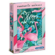 500 Para Fantastic Animals Yetikin Puzzle Flamingo CLEMENTONI35067 Clementoni