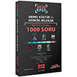 2020 KPSS Genel Kültür ve Güncel Bilgiler Tamamı Çözümlü 1000 Soru Yargı Yayınları