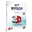 2023 MODEL AYT 3D Biyoloji Tamamı Video Çözümlü Soru Bankası 3D Yayınları