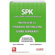 SPF Lisanslama Sınavlarına Hazırlık Düzey 2-3 Muhasebe ve Finansal Raporlama Soru Bankası Akademi Yayınları