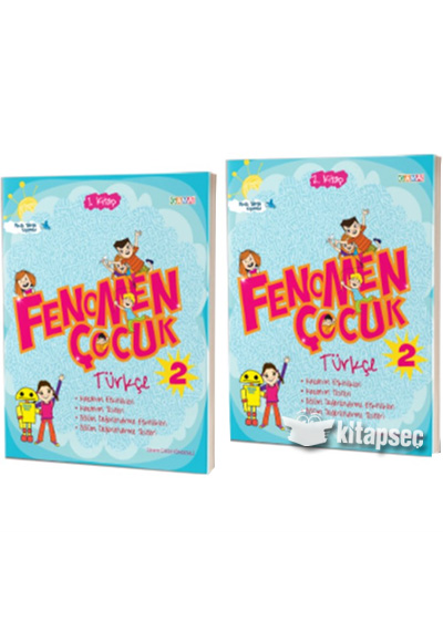 2.Sınıf Türkçe Fenomen Çocuk 1. ve 2. Kitap Gama Yayınları