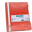 Exxo Plastik Kapak Telli Dosya A4 Kırmızı TKNR.DOS-TT115