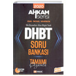 DHBT Lisans Önlisans Ortaöğretim Tamamı Çözümlü Soru Bankası DDY Yayınları