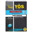 YÖS Matematik 1 Soru Bankası Tasarı Eğitim Yayınları