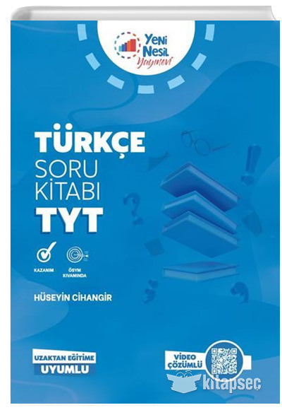 TYT Türkçe Soru Kitabı Uzaktan Eğitime Uyumlu Yeni Nesil Yayınları