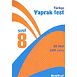 8.Sınıf Türkçe Yaprak Test Blok Test Yayıncılık