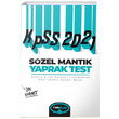 2021 KPSS Sözel Mantık Çek Kopart Yaprak Test Yediiklim Yayınları