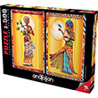 Anatolian Afrikalı Kadınlar African Ladies 2x500 Parça Puzzle 3619  Perre Anatolian