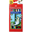 Faber Castell Yerli Çift Uçlu Boya Kalemi 24 Renk  ADEL.5171000003