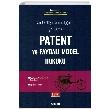 Patent ve Faydal Model Hukuku Sekin Yaynevi