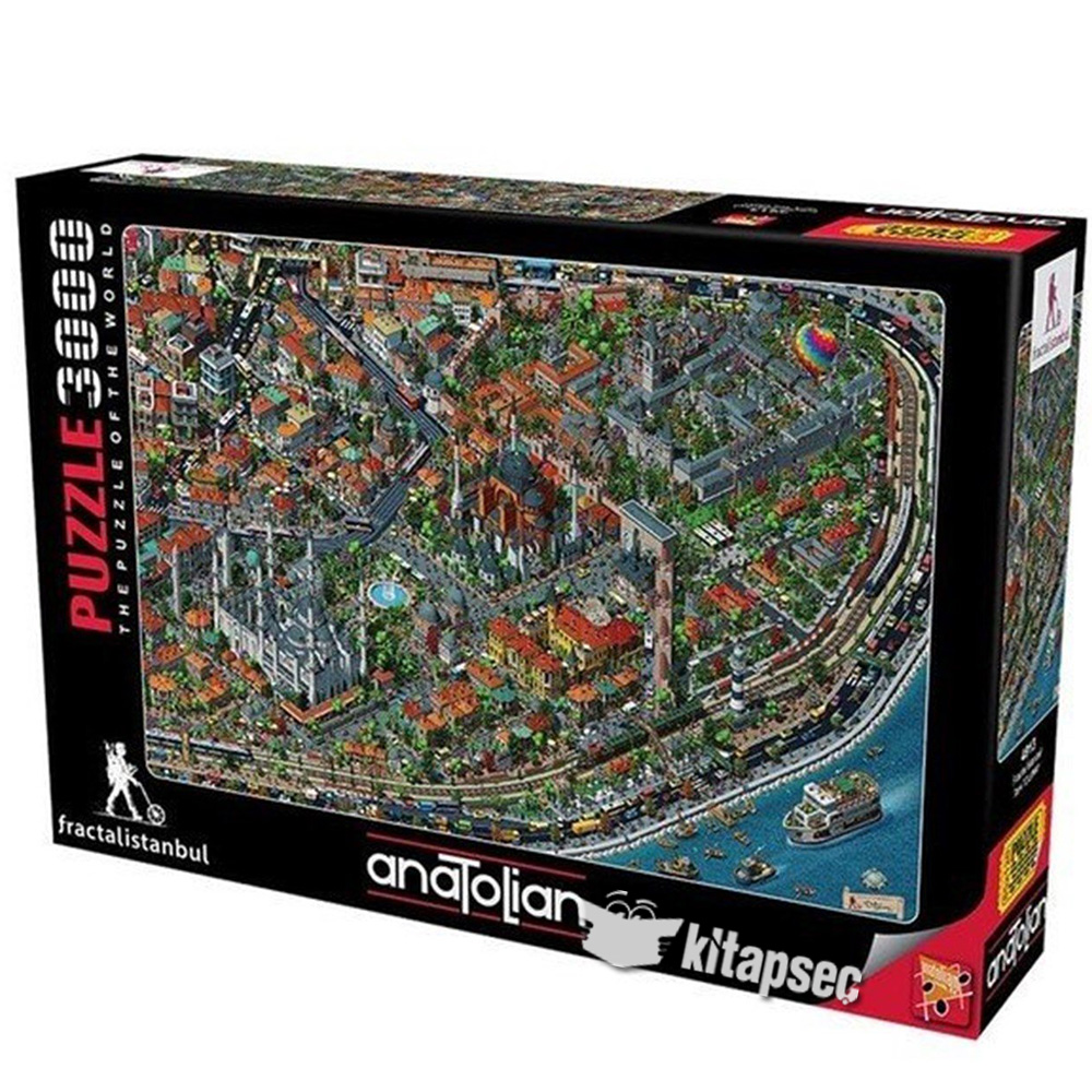 Anatolian Puzzle Fractal İstanbul 3000 Parça