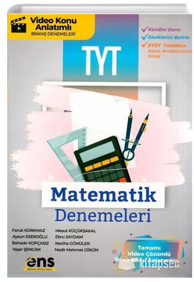 Tyt Matematik 12 Li Deneme Ens Yayincilik 9786050679397