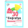 TYT Coğrafya 30 Deneme Sınavı Palme Yayınları