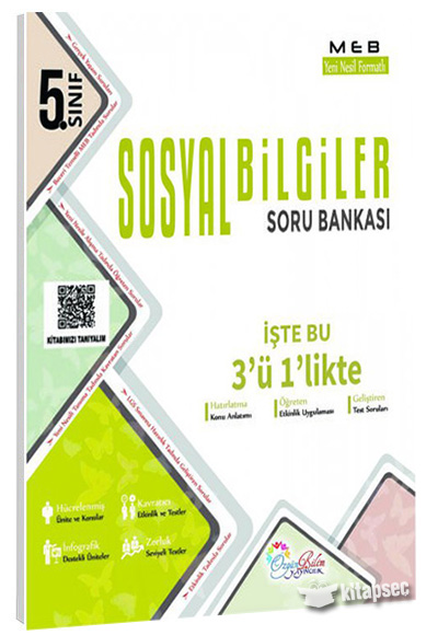 5.Sınıf Sosyal Bilgiler Soru Bankası Özgün Bilim Yayınları