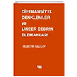 Diferansiyel Denklemler ve Lineer Cebrin Elemanları Literatür - Ders Kitapları