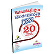 2021 KPSS Lise Önlisans Vatandaşlığın Manifestosu 20 Çözümlü Deneme İnformal Yayınları