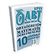 ÖABT Ortaöğretim Matematik Öğretmenliği 10 Deneme Çözümlü Benim Hocam Yayınları