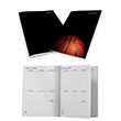 Basketball Ball on Black Background Weekly Planner Notebook Pelikan Yaynevi
