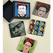 Frida Kahlo Ahap Bardak Altl Seti (BA10) Book Tasarm