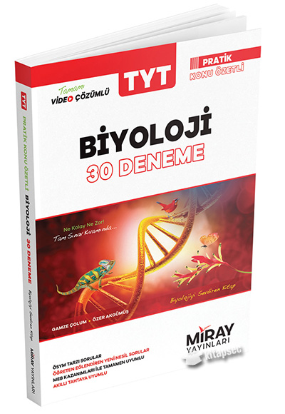2022 TYT Biyoloji 30 Deneme Miray Yayınları