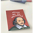 Shakespeare Kartpostal KP379 Book Tasarm