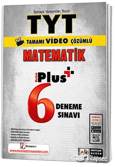 TYT Matematik 6 Plus Video Çözümlü Deneme Mutlak Değer Yayınları