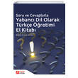 Soru ve Cevaplarla Yabancı Dil Olarak Türkçe Öğretimi El Kitabı Pegem Yayınları