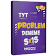TYT Problem Dijital Çözümlü 5x15 Deneme Kafkas Yayınları
