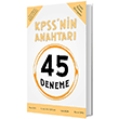 2021 KPSS`nin Anahtarı 45 Deneme Anahtar Kitap
