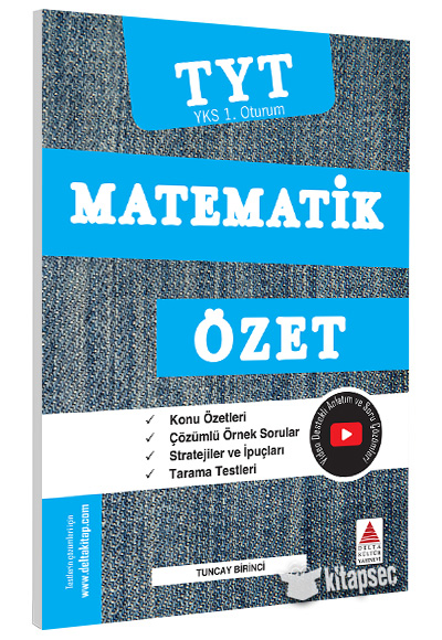 YKS TYT 1. Oturum Matematik Özet Delta Kültür Yayınları