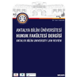 Antalya Bilim niversitesi Hukuk Fakltesi Dergisi Cilt: 7 Say: 13 Haziran 2019 Sekin Yaynlar